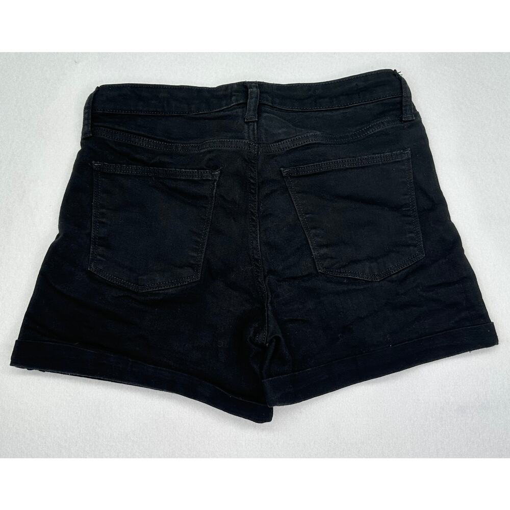 Universal Threads Black Jean Cuff Shorts 8/29R - Picture 2 of 5